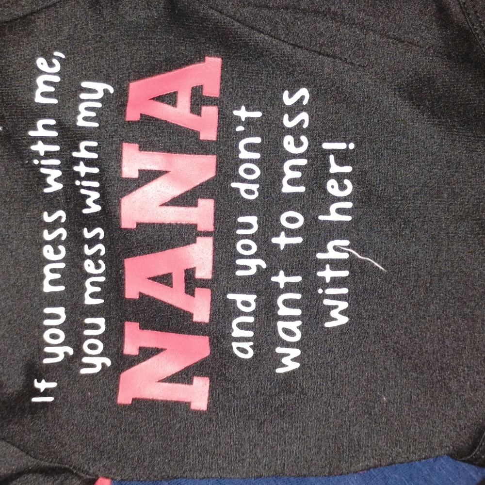 SHEIN Black and Pink Nana Bodysuit